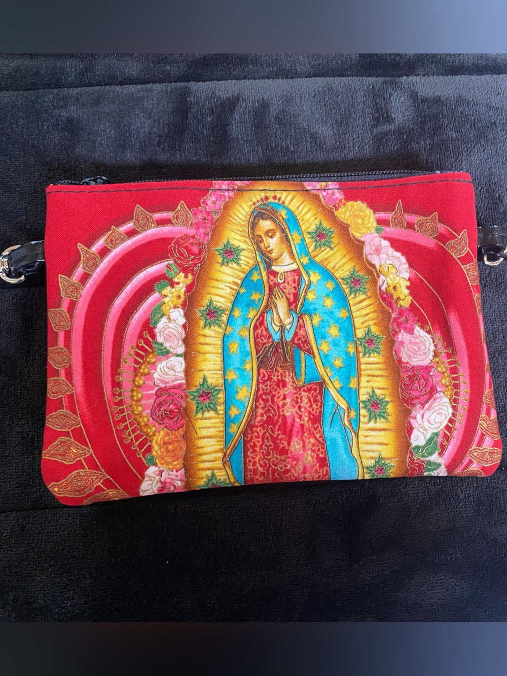 Guadalupe zip pouch